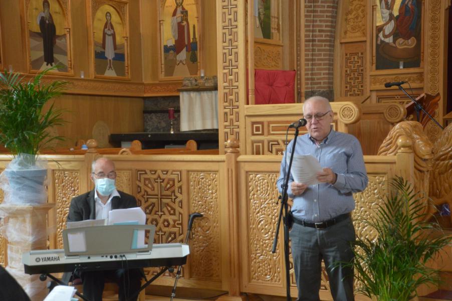 Orgelist, Paul, en zangleider, Hugo © Mandy Van Haaren