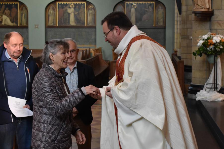 overhandiging kerksleutels © G.B.