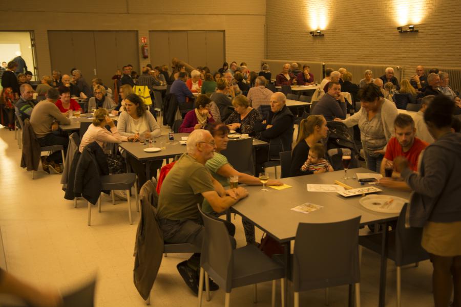 Zicht op de zaal © Cedric Raddoux