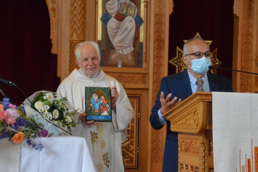 Dankwoord door de vertegenwoordiger van de Koptisch Orthodoxe gemeenschap © Mandy Van Haaren