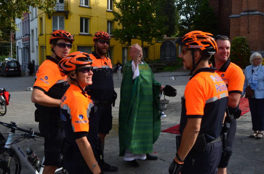 Fietsenzegening © Luc Lioen