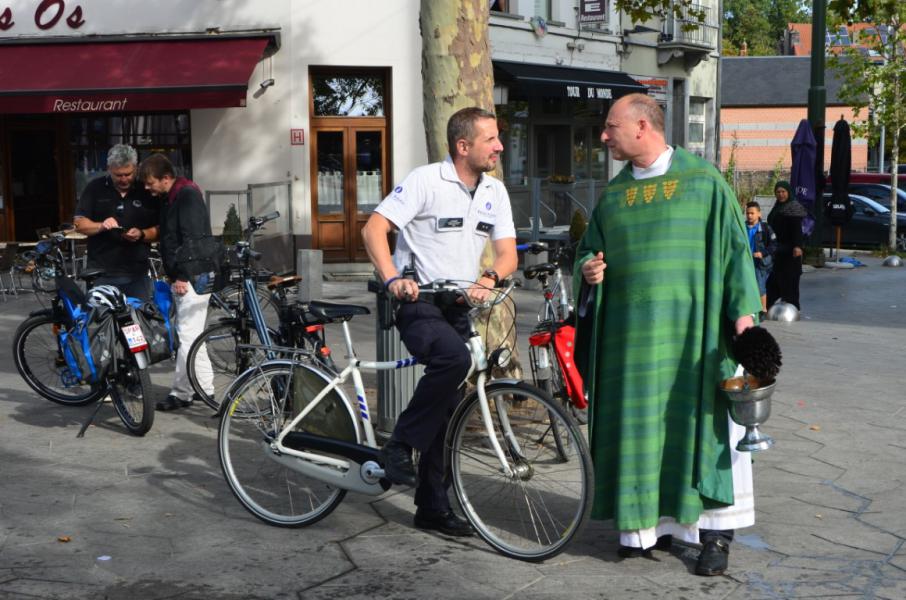 Fietsenzegening © Luc Lioen