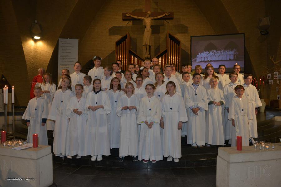 Vormselviering in de Sint-Niklaaskerk © P. Blanckaert