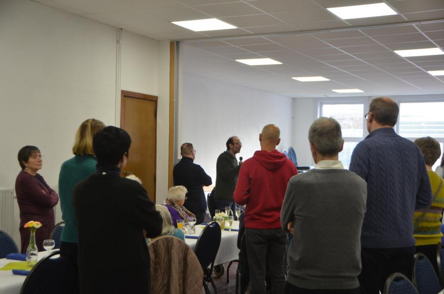 Nadien receptie en Potluck © Dirk Adams