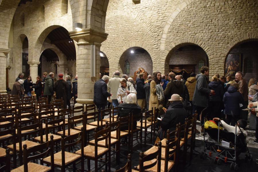 Na de viering, gezellige Kerstherberg © Jan De Broeck