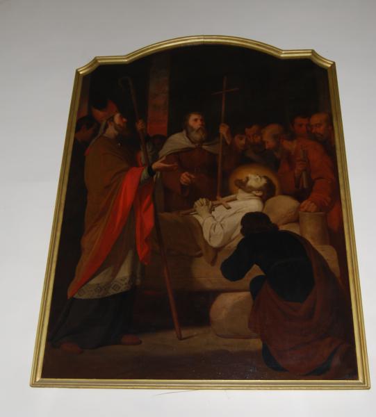 Schilderij van de zalige dood van St. Bavo
