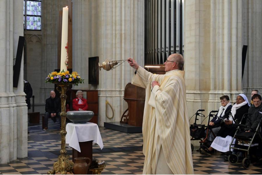 Hoogmis van Pasen in de Sint-Pieterskerk 2023 © Pastorale zone Leuven aan de Dijle