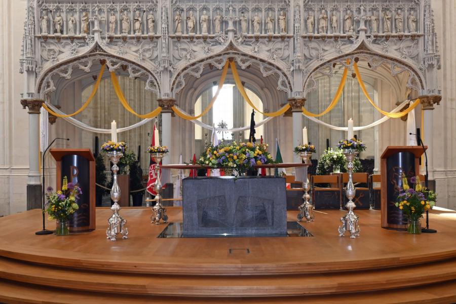 Hoogmis van Pasen in de Sint-Pieterskerk 2023 © Pastorale zone Leuven aan de Dijle
