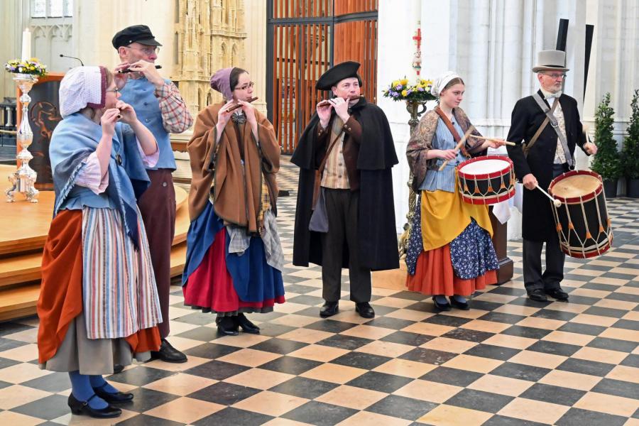 Hoogmis van Pasen in de Sint-Pieterskerk 2023 © Pastorale zone Leuven aan de Dijle