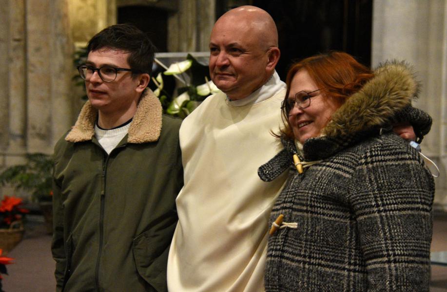 Luc Lowel, Bruno De Cuyper en Warlita Borja werden op 4 december 2021 tot permanente diaken gewijd door kardinaal Jozef De Kesel © Annelies Marien