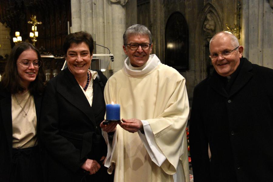Luc Lowel, Bruno De Cuyper en Warlita Borja werden op 4 december 2021 tot permanente diaken gewijd door kardinaal Jozef De Kesel 