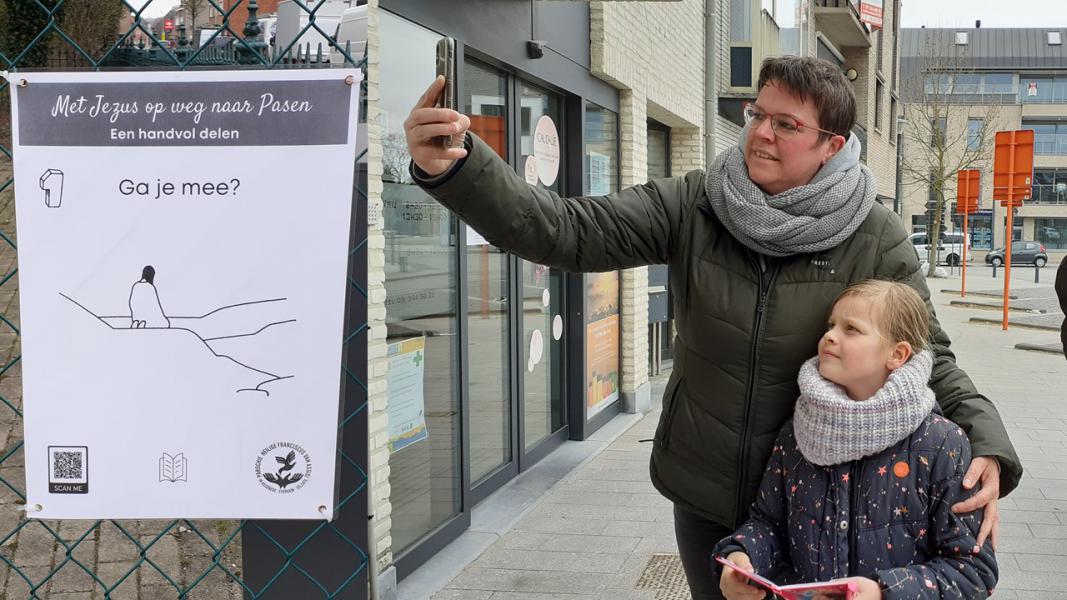 EC-tocht met Jezus op weg naar pasen © parochie in Assenede-Evergem-Zelzate