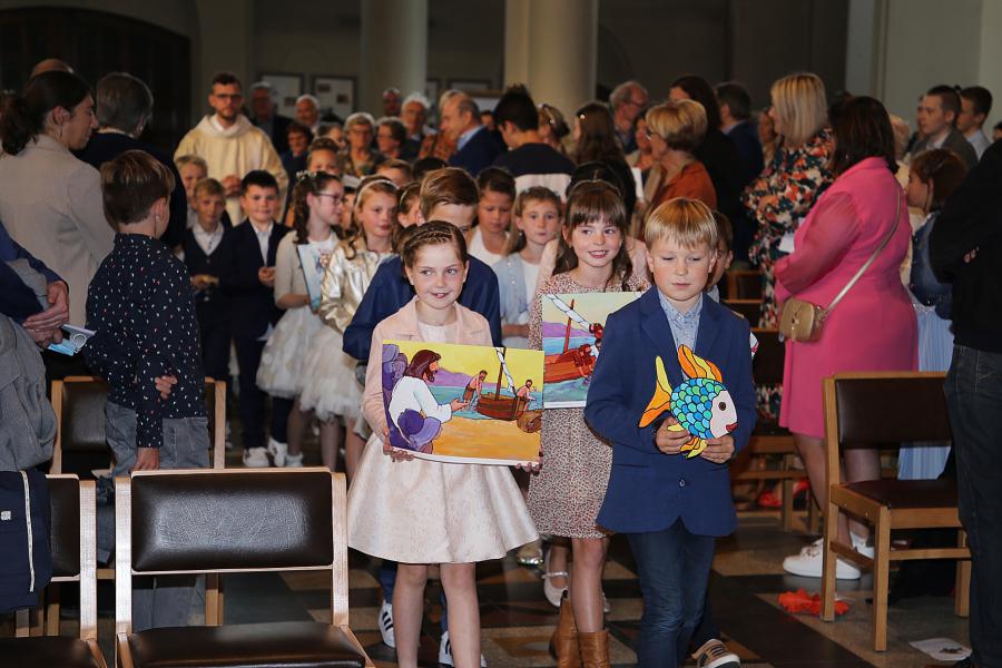 Eerste Communie De Bonte Pieter en 't Slijpertje © Mechtilde Sinnesael