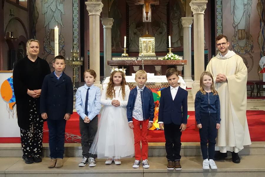Eerste Communie Sint-Jozef Middelkerke © Mechtilde Sinnesael