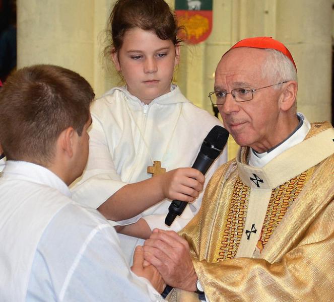 Priesterwijding van Elia Cantaert op 21 oktober 2018 