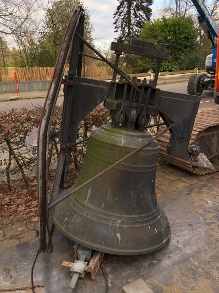 Afbraak kerktoren O.-L.-Vrouw Ten Hemel Opgenomen Eeklo Oostveld © Jan Vermeire