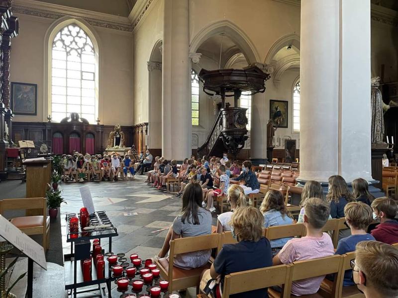 Vieren met communicanten 