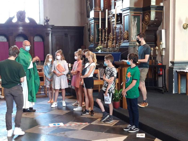 Vieren met communicanten 