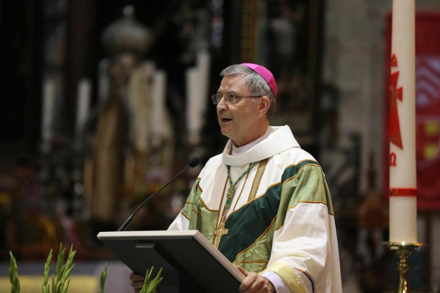 Mgr. Johan Bonny op de Sint-Gummarusbedevaart in 2015 