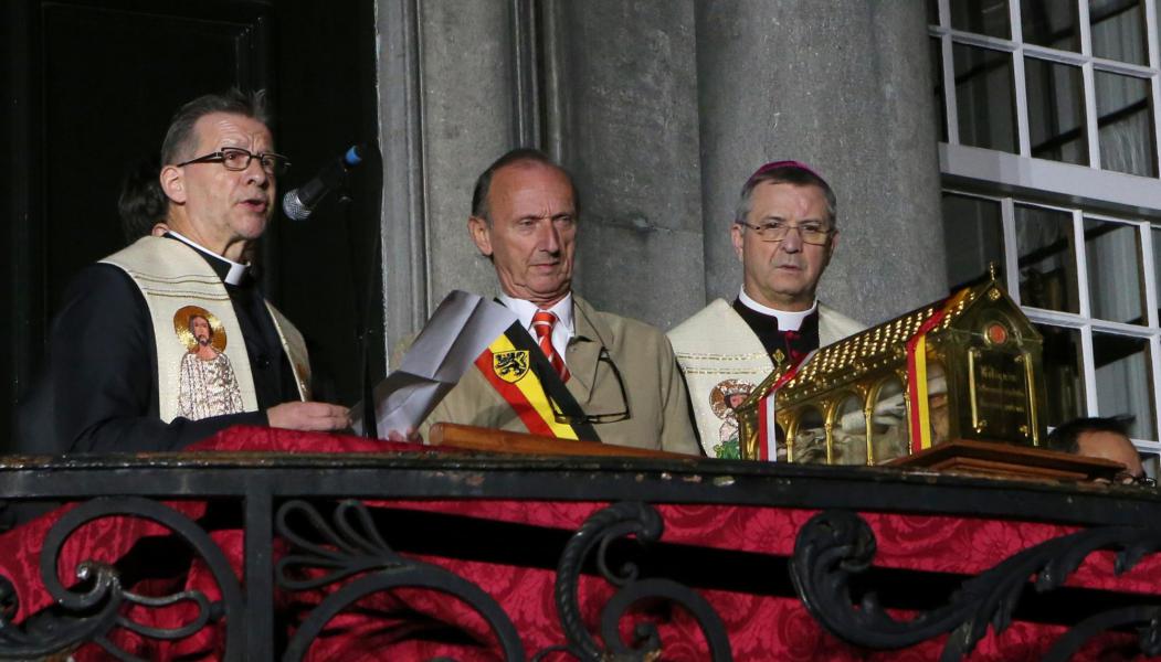 De erkenning van de relieken van Sint-Gummarus in 2015 