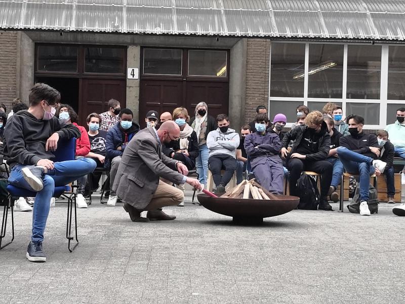 Licht van Bethlehem uitgedragen 