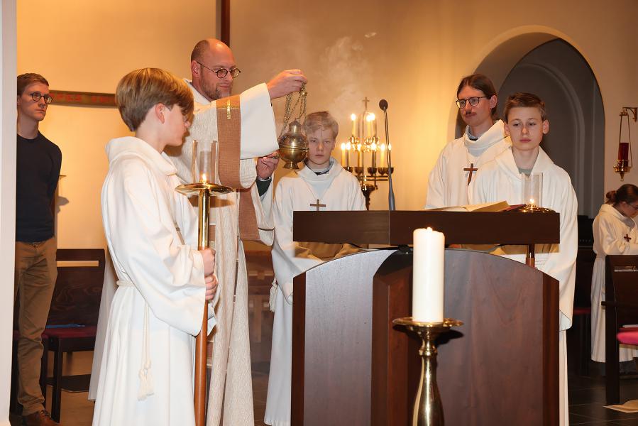 Bewieroking van het evangeliarium 