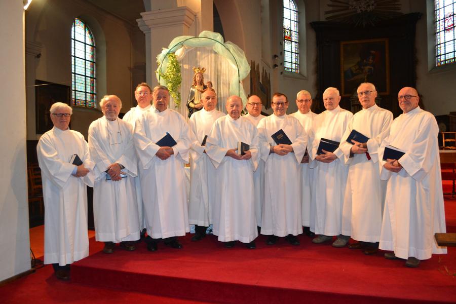 Het gregoriaans koor van Deerlijk 