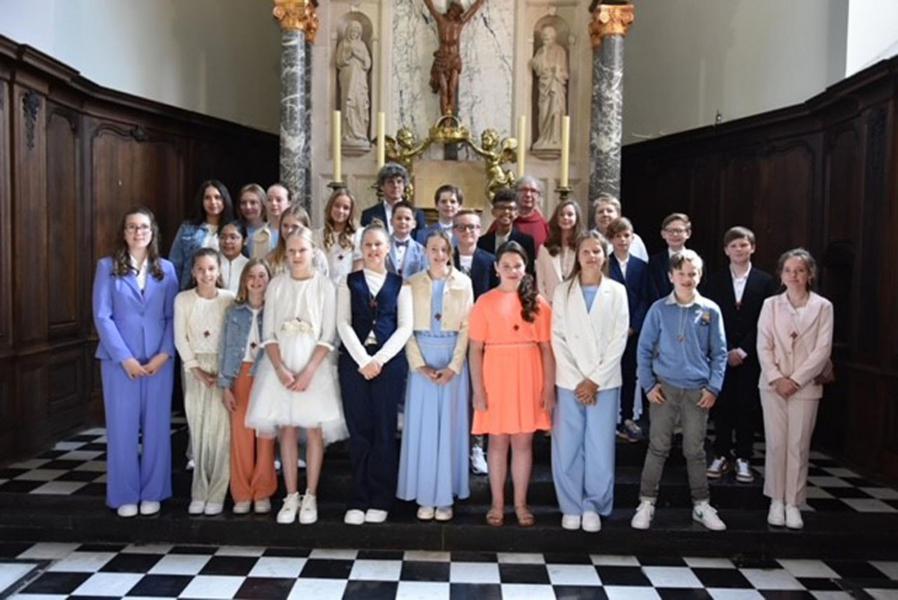 vormelingen van de school "Ter Bunen" 