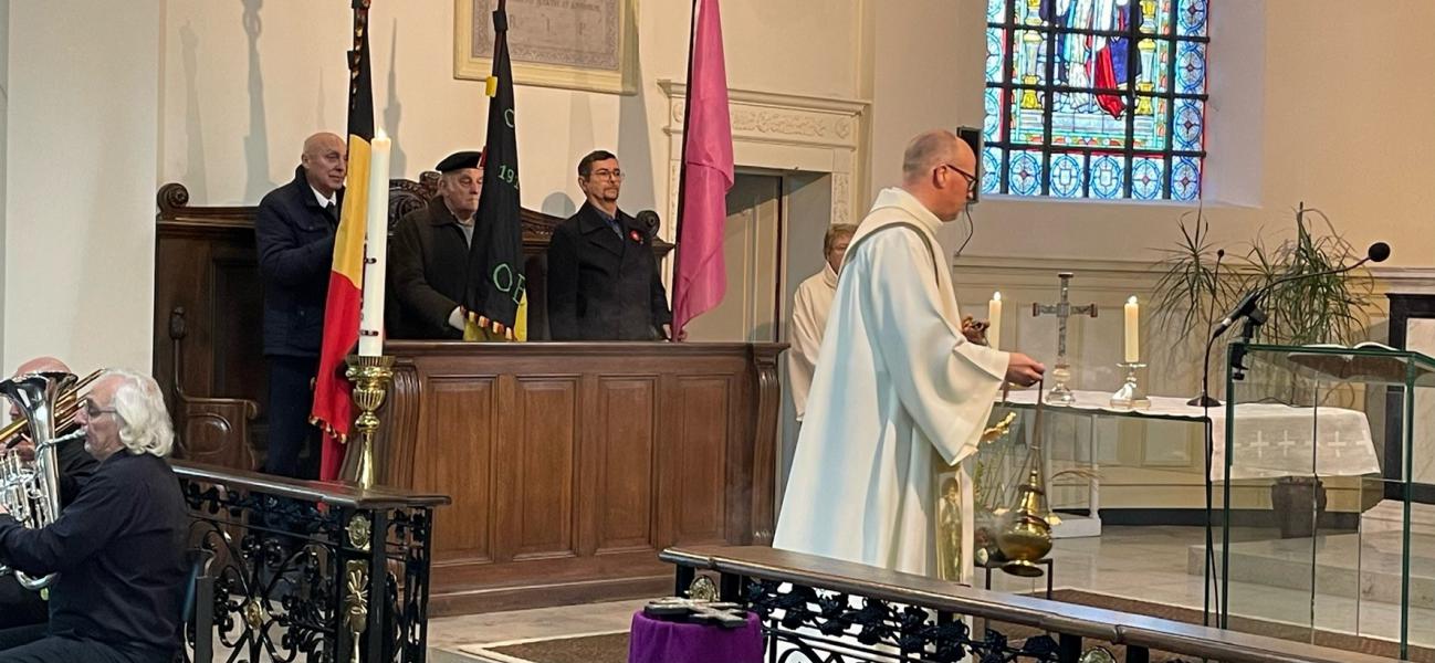 11 novemberviering in de Sint-Joriskerk te Beernem 