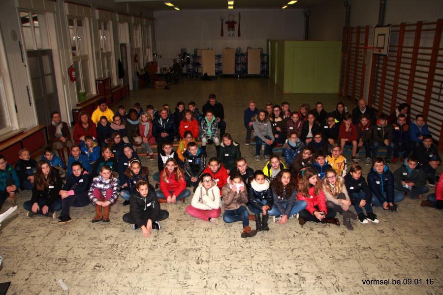 69 kandidaat-vormelingen verzamelden in de VBS voor hun startnamiddag