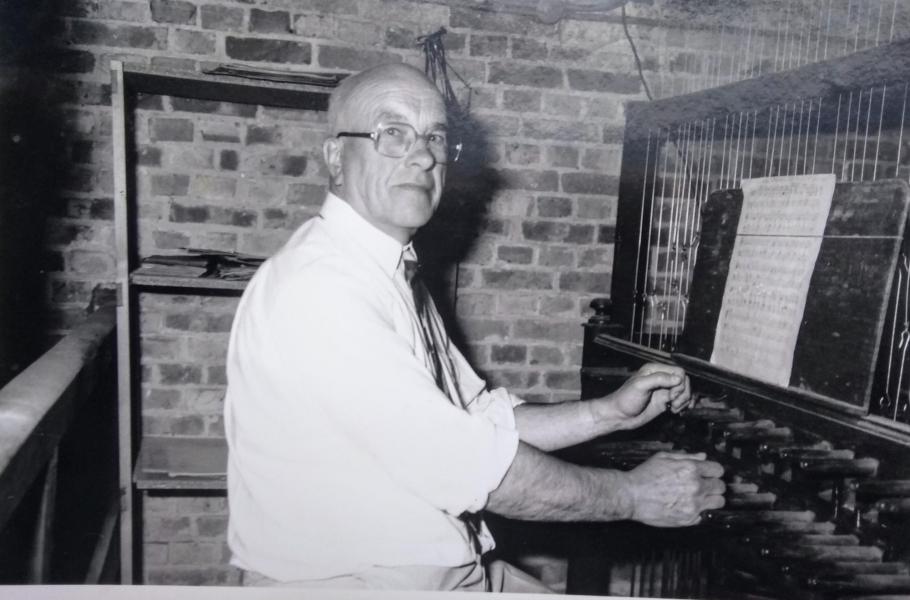Foto aan de beiaard in 1992 