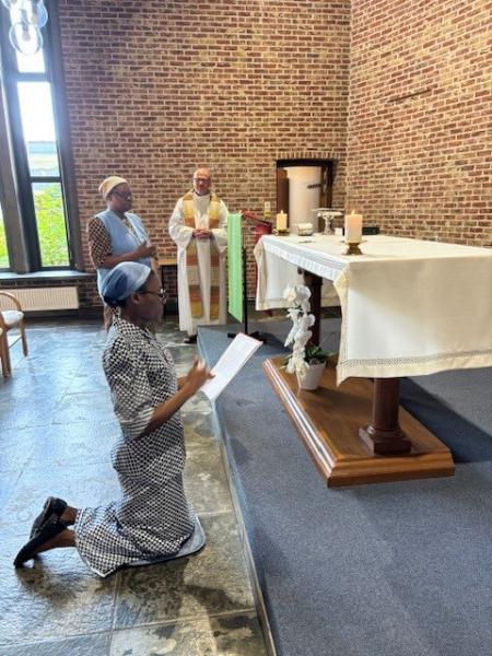 Uitspreken van tijdelijke geloften 