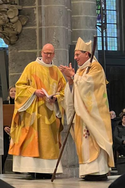 Aanstellingsviering pastoor-deken Edouard Van Maele in Kortrijk 