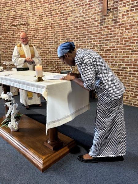 Uitspreken van tijdelijke geloften 