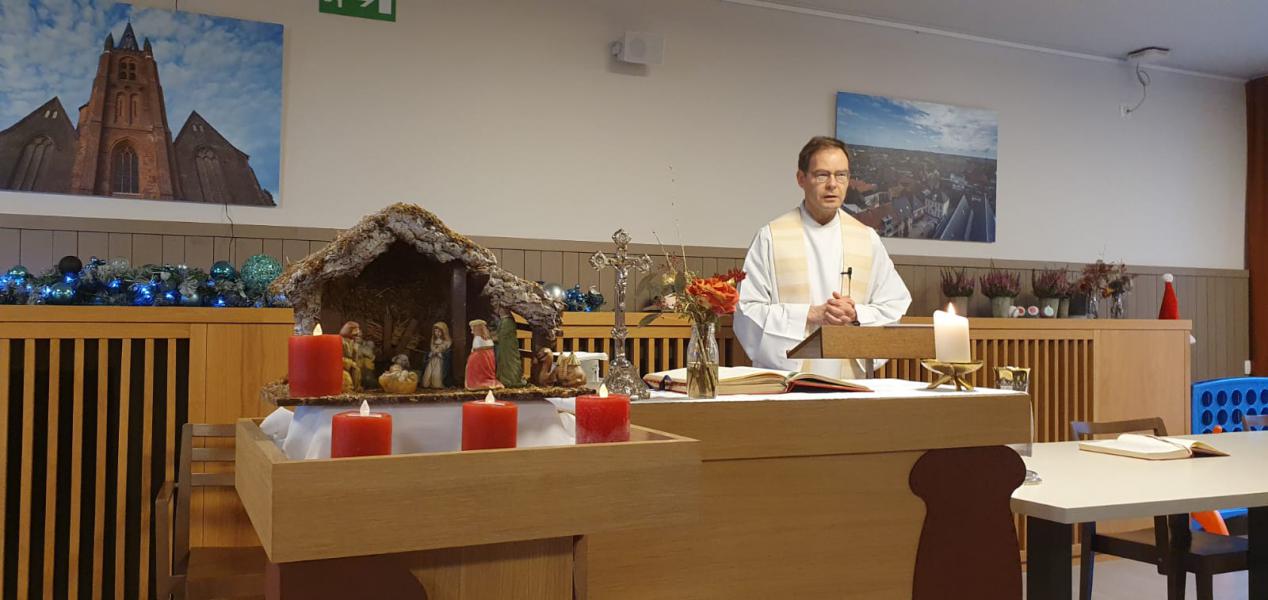 Kerstviering in wzc Amphora in Wingene 