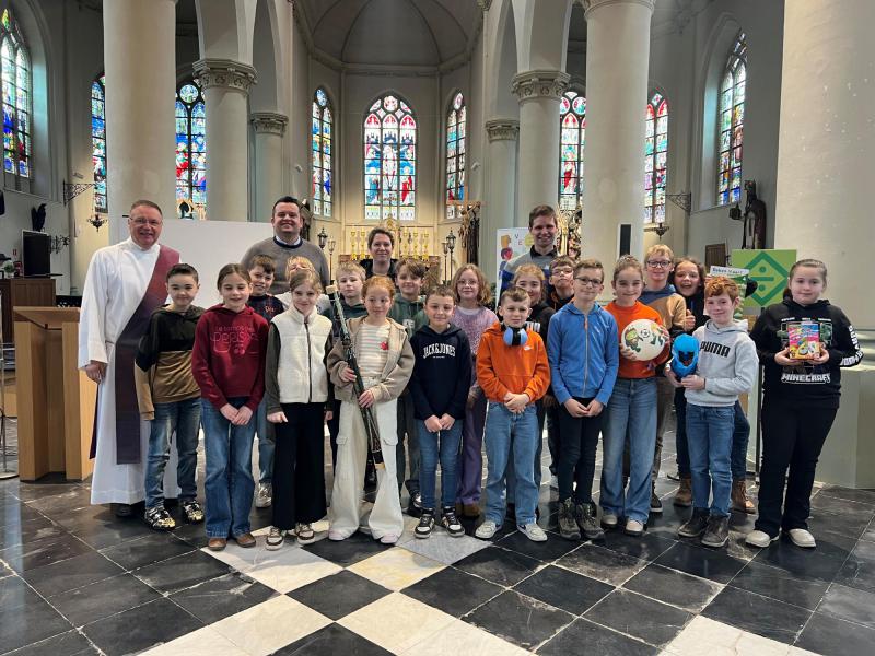 Schoolviering door de Centrumschool 