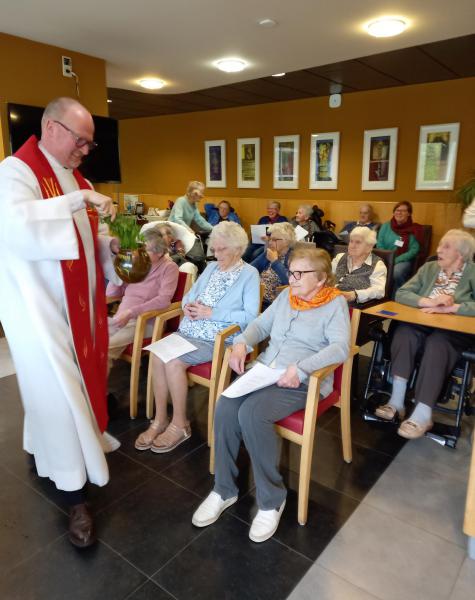 Palmwijding in het wzc Mariawende te Beernem 