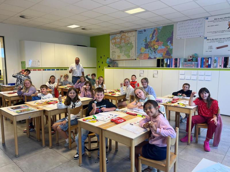 Klasbezoeken binnen Driespan in Sint-Jan 