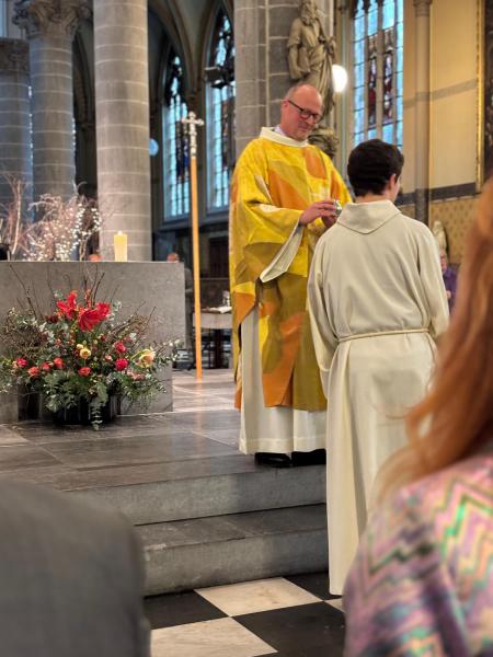 Aanstellingsviering pastoor-deken Edouard Van Maele in Kortrijk 