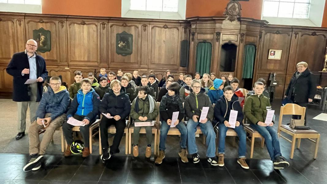 Catechese voor de vormelingen van Sint-Petrus en Sint-Lambertus 