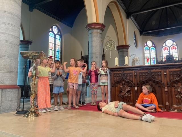 Schoolviering in Oedelem 