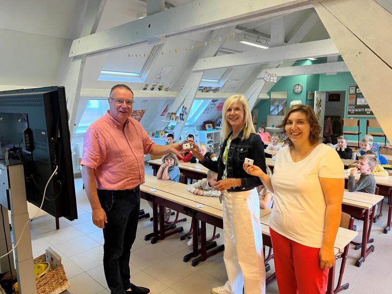 Pastoraal bezoekje bij vrije basisscholen van Zwevezele 