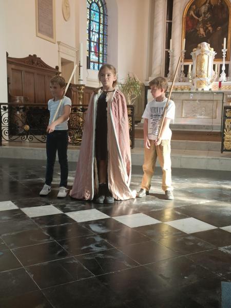 Gebedsdienst voor de leerlingen van Sint-Joris te Beernem 