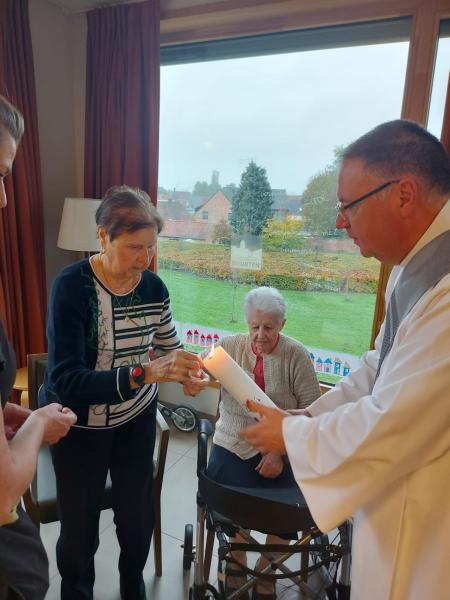 Gebedsvieringen voor overleden medebewoners 