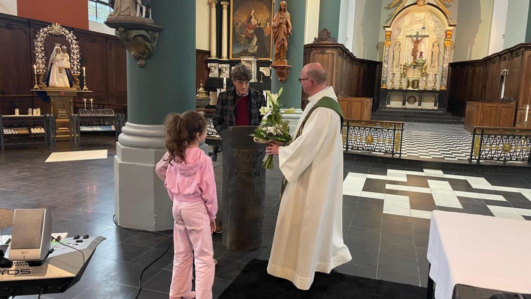 Viering met de leerlingen van de school Ter Bunen 