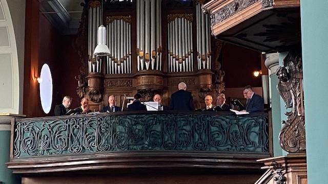 Paaszondag in de Sint-Lambertuskerk te Oedelem 