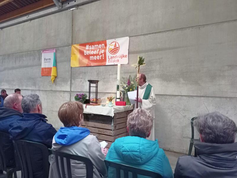 Viering voor de vruchten der aarde in Zwevezele 