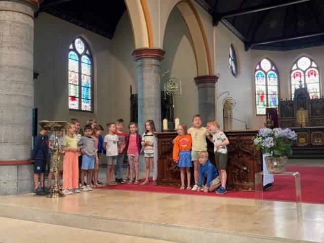 Schoolviering in Oedelem 
