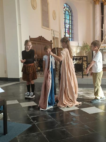 Gebedsdienst voor de leerlingen van Sint-Joris te Beernem 