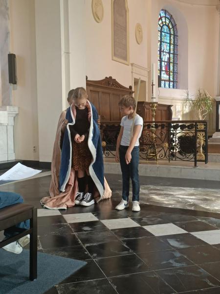 Gebedsdienst voor de leerlingen van Sint-Joris te Beernem 